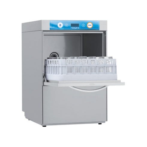 Lave verres NIAGARA- panier 400x400mm - Passage : 320mm - avec adoucisseur